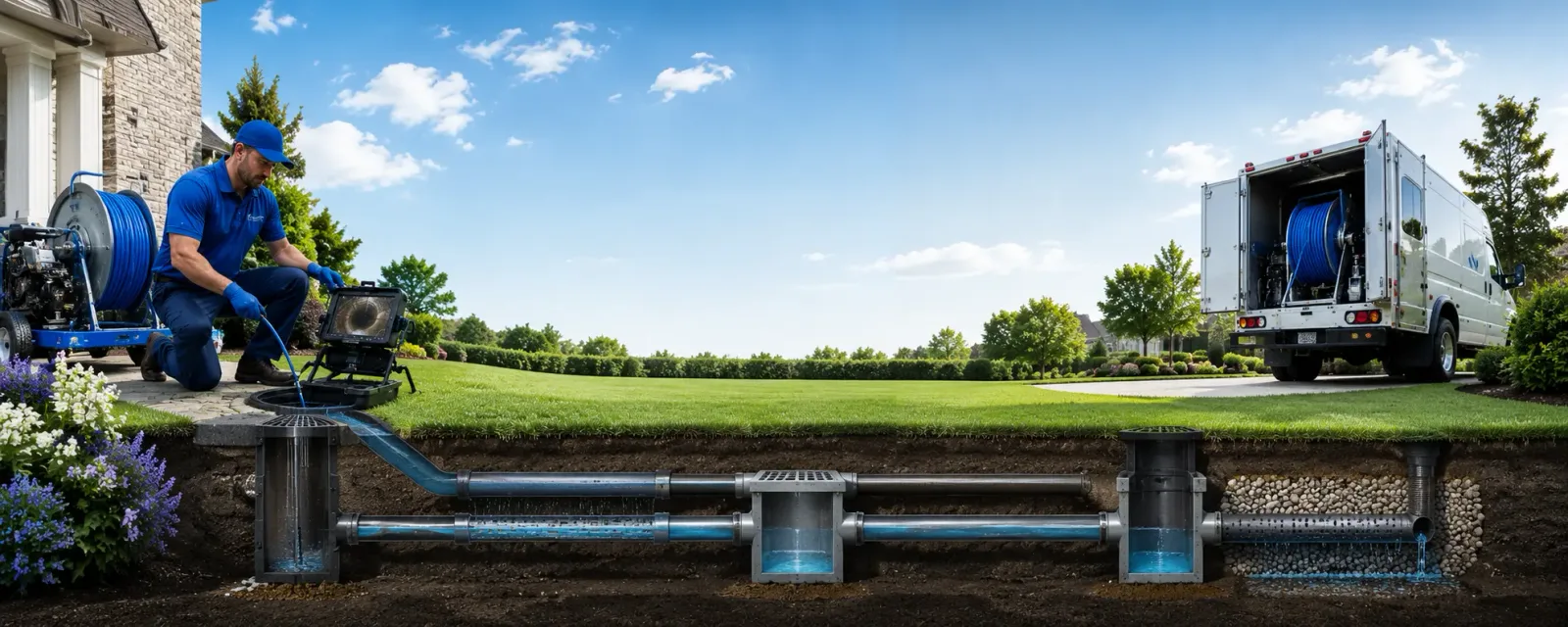 Outdoor drain cleaning information for Tracy, CA